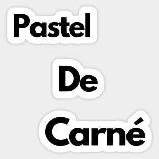 Pastel de Carne Sticker